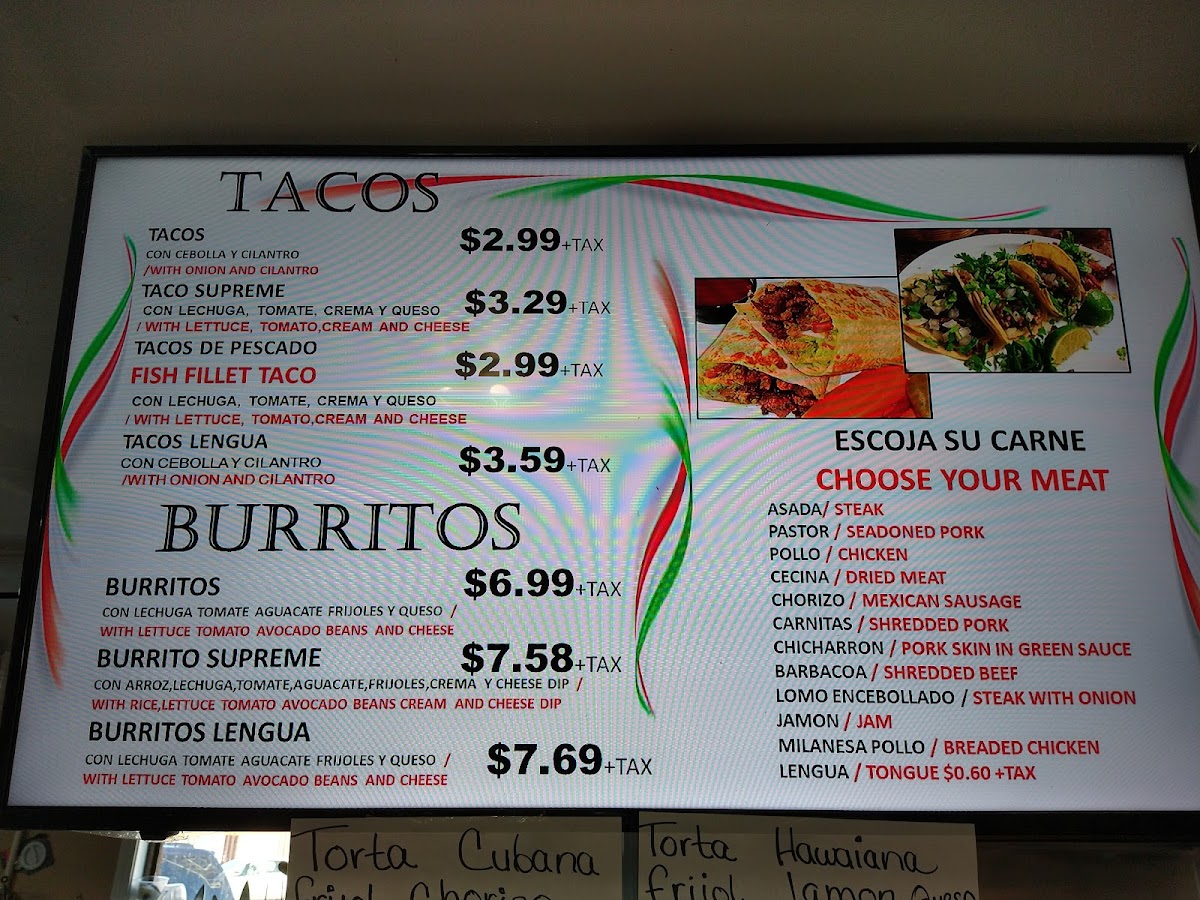 Taqueria El Ranchito Menu - Image 2